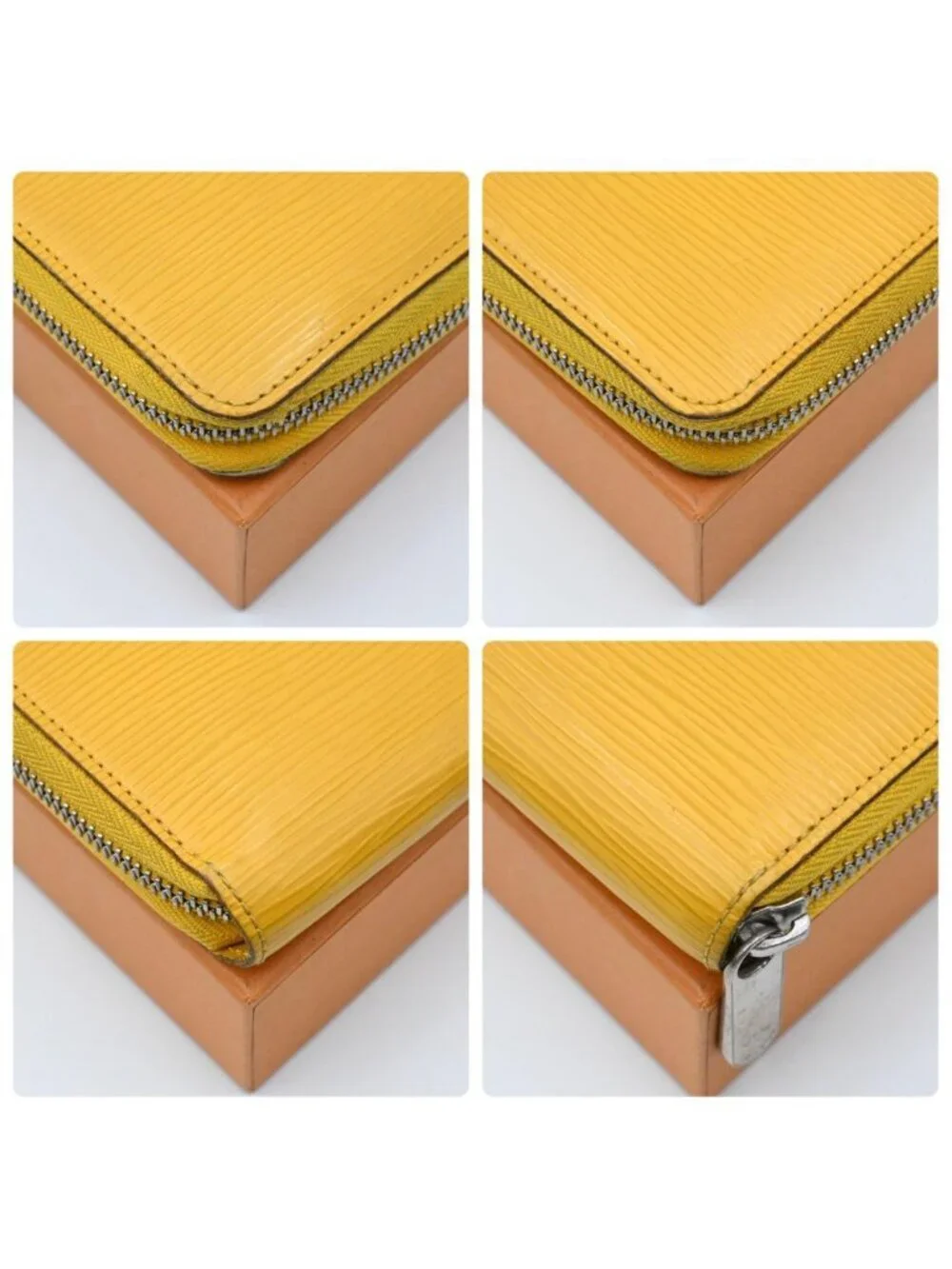 Louis Vuitton Epi Wallet Zippy Yellow Zip Around